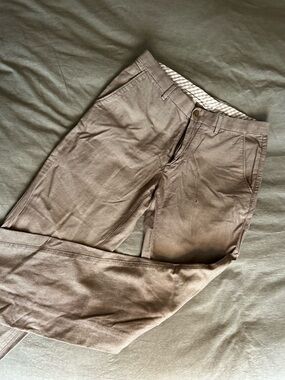 Banana Republic Men's Tan-Brown Chino Pants linen